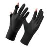 LILANG Ice Silk Fingerless Sun Protection Cycling Gloves