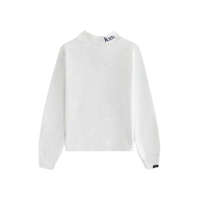 Kith FW24 Winterkollektion Klassiker Modisch Vielseitiger Pullover Langarm Sweatshirt Kinder Sweatshirt Weiß KHK030670-002