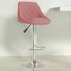 Day and Night - Day and Night Pink Velvet Kitchen Stool