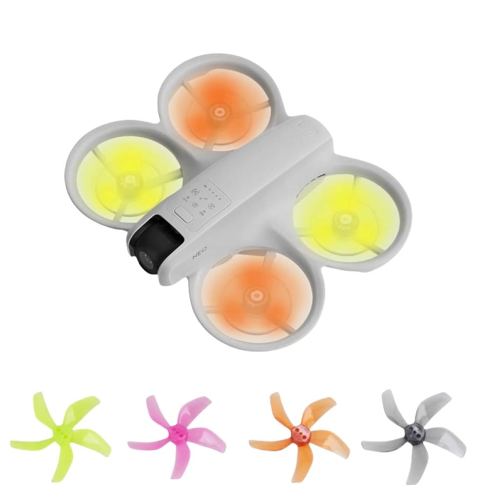 Good Performance And Durability For DJI NEO 2 Propellers Colorful 5-Blade Paddles Multi-Color Matching Multi-Color Mix And Match