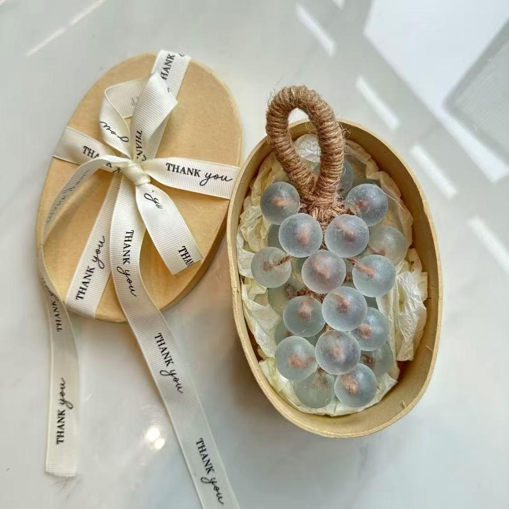 Crystal Grape Soap Cluster - Fun Birthday Gift and Decorative Bathroom Souvenir