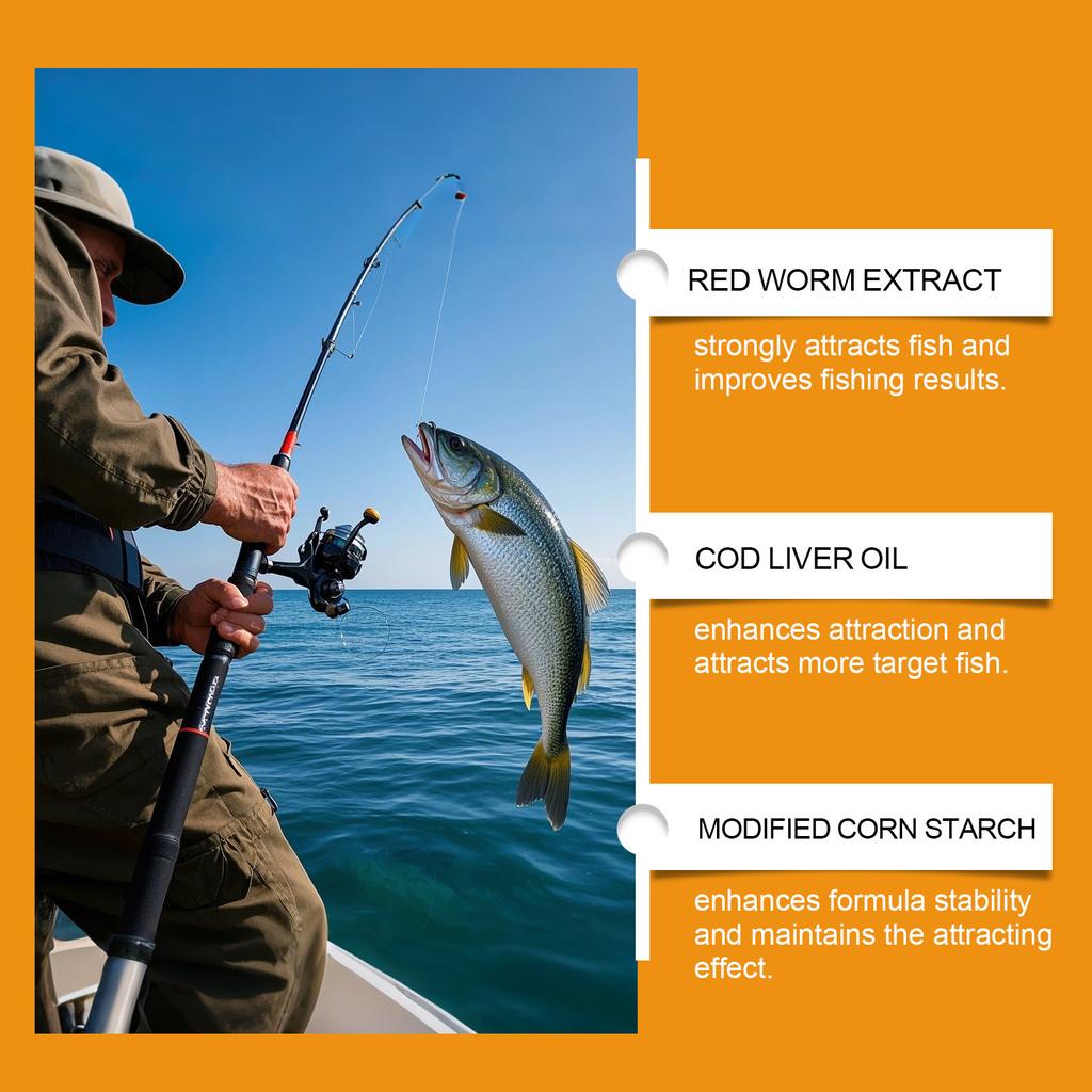 Fish Attractant, Sweet Fish Feed, Portable Reservoir Wild Fishing, Enhancing The Aquatic Response Of Fish Schools,60ML