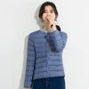 Women's Lightweight Down Cotton Coat Solid Color Minimalist Short Autumn Winter Thin Casual Portable Liner Jacket