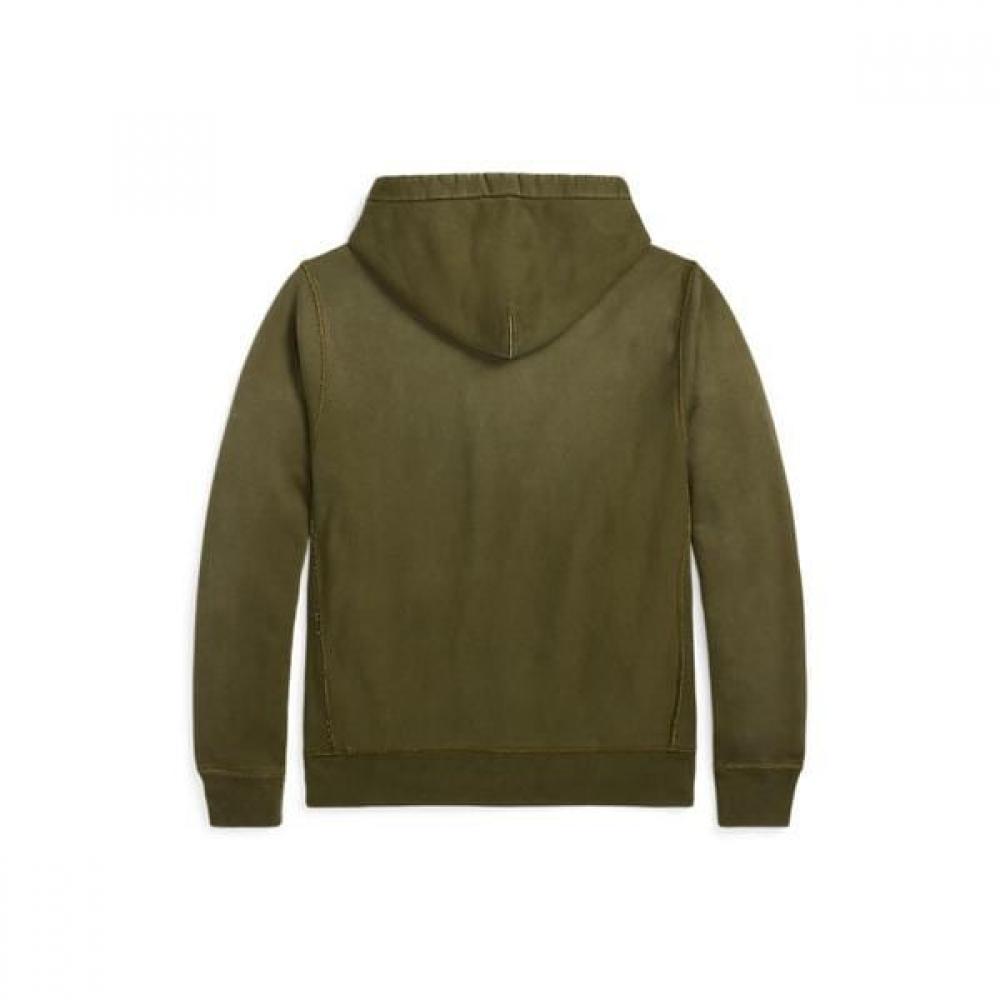 Rrl Garment Dye Fleece Hoodie Mnrrkni16820186300