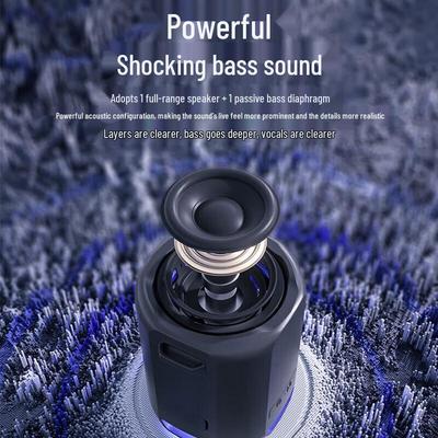 SEE ME HERE E5 Mini Portable Bluetooth Speaker CN Plug (adapter Included)