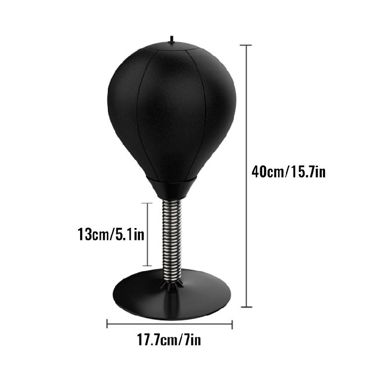 Desktop PU Boxing Ball  Training B0xing Bag Muay Tai Mma Exercise Stress Relief