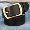 New Belt for Men's Trendy Versatile High-end Belt for Youth Retro Pu Leather Pin Buckle Jeans Belt