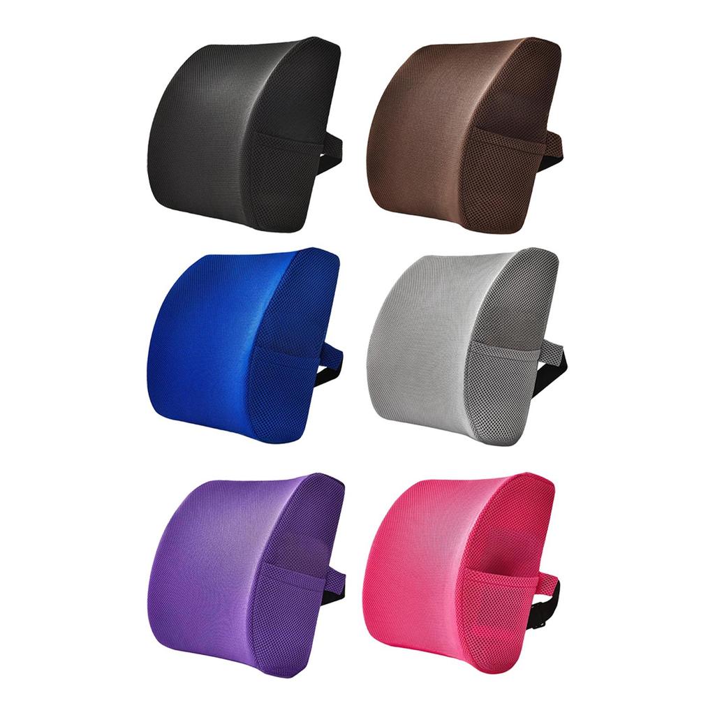 Office Chair Back Pillow Mesh Breathable Ergonomic Memory Foam Support Cushion for Car Seat Sofa Couch Bedroom