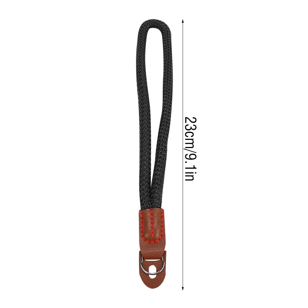 Breathable Hand Grip Wrist Strap Anti lost Lanyard for Digital Camera (Black)