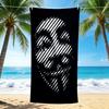 1Pc Abstract Face Art Beach Towel Quick Dry Multiuse For Beach Pool Gym Yoga Home Travel Christmas Halloween Xmas Gift G1220