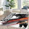 Cyberpunk Soldier Combat Square rugs are a great choice for living rooms, bedrooms, home décor, and as gifts.