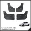 for Tesla Model YL 2025 2026 Rear Wheel Mud Flaps Car Modification Accessories Splash Guard Mud Fenders Kit 4Pcs