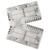 7 Step Ruler Transparent Caliper Interpretation Measurement Ruler For EKG Interpretation Transparent EKG Calipers Measuring Tool