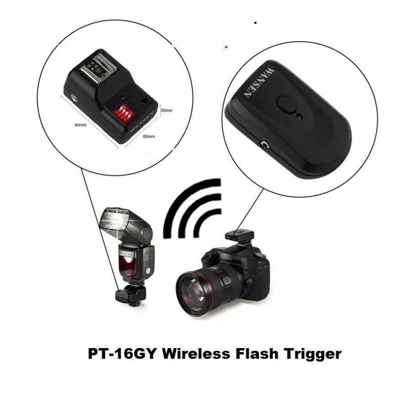 Universeller 16-Kanal-Funkfernbedienungs-Speedlite-Blitzauslöser für Flashe Speedlite