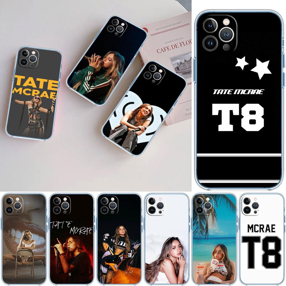 LO89 Tate McRae Soft Shell Transparent Phone Case for Samsung Galaxy A04 A04S A14 A23 A34 A54 M23 M33 M52 M53