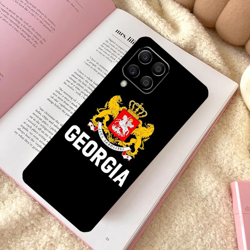 Georgia Flag Case For Samsung Galaxy M12 M14 M11 M13 M15 M06 M16 M36 M56 M31 M53 M32 M52 M35 M55 M34 M54