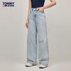 TOMMY JEANS Women's Loose Wide Leg Ripped Jeans