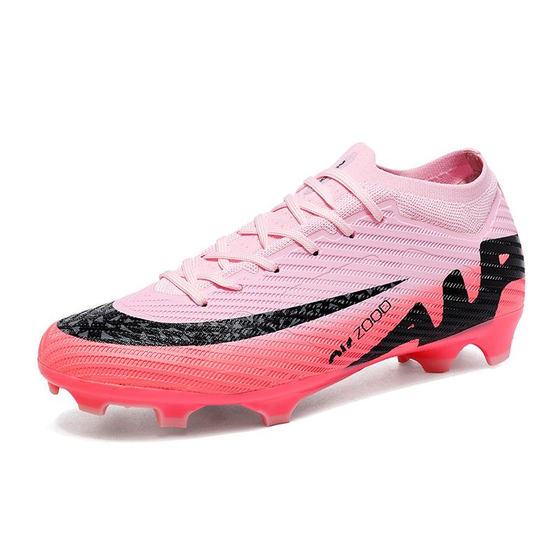 2025 New Football Shoes Men's and Women's Low-top Youth Training AG Long Nails Artificial Turf Sports Shoes 2025