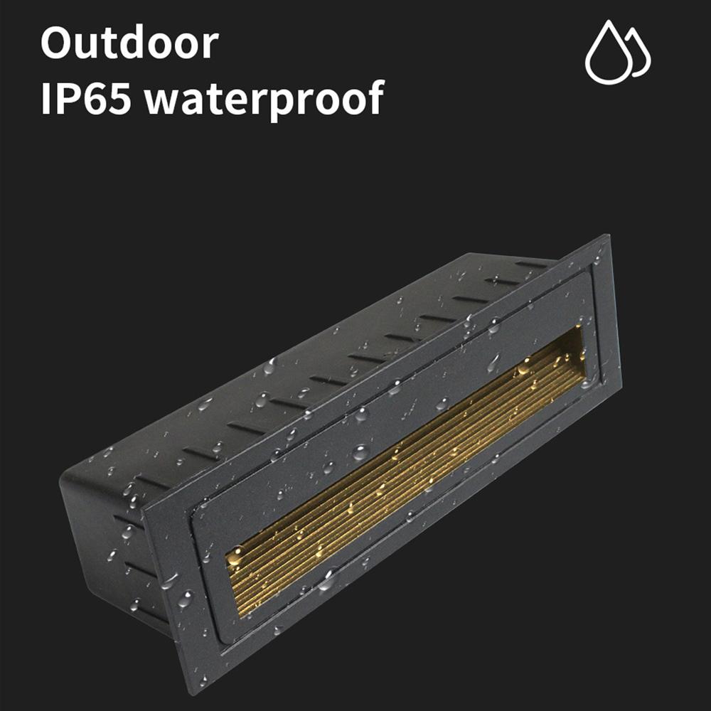 Recessed Led Wall Lamp Switch to Control Stair Case Light 3W 5W AC85-265V Step Lamp Corridor Lighting Indoor Wall Lighting