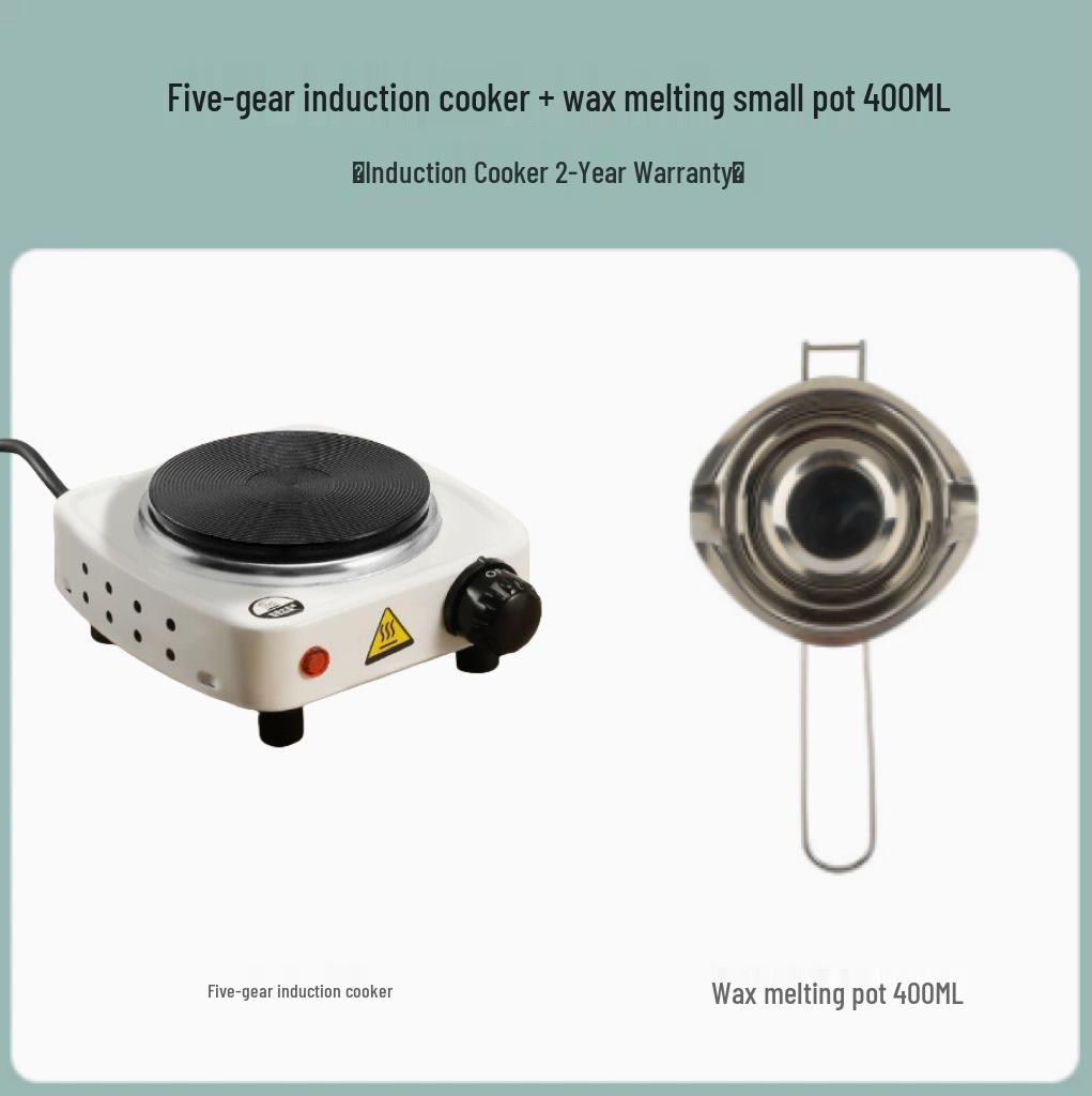 Aroma Candle DIY Kit: Wax Melting Pot & Tools for Homemade Candles