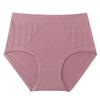 Plus Size High-Waisted Antibacterial Cotton Briefs for Middle-Aged & Elderly Women