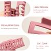 High Quality18pcs Cute Minimalist Rectangular Hair Clips - Non-Slip Grip, Matte Finish, Assorted Colors (Pink, Green, Brown, Orange, Red, Purple) for