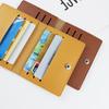 Pu Leather Card Clip Women's Men's Universal Card Bag Ultra-thin Large-capacity Card Holder Card Bag Customization