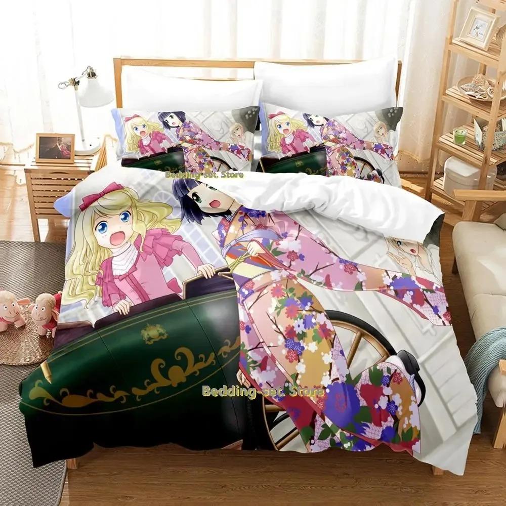 Comforter 3D Anime Croise In A Foreign Labyrinth Bedding Set Single Twin Full Queen King Size Bed Set Adult Kid Bedroom S
