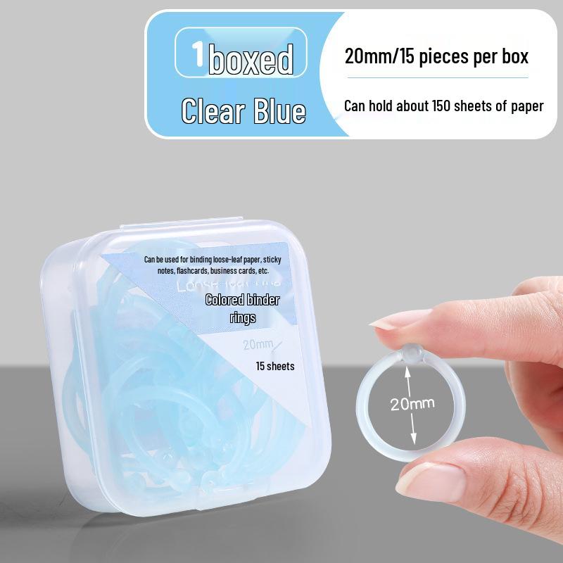 Plastic Openable Loose-Leaf Binder Ring Clip