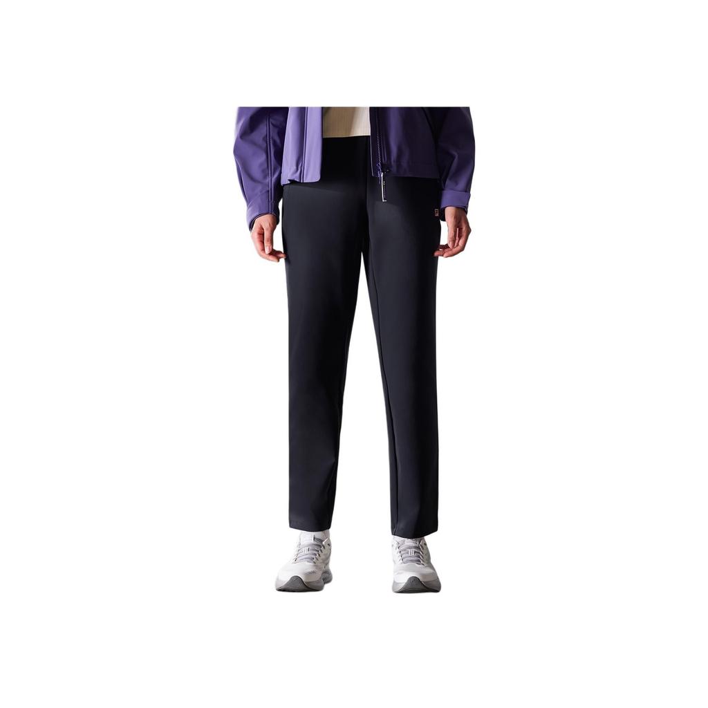 FILA Fitness Series Simple Classic Versatile Comfortable Breathable Casual Straight Leg Knit Sports Pants Women bottoms A11W541611F-BK