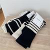 Women's Autumn and Winter Leisure New Striped Thick Wool Ring In The Tube Pile Socks