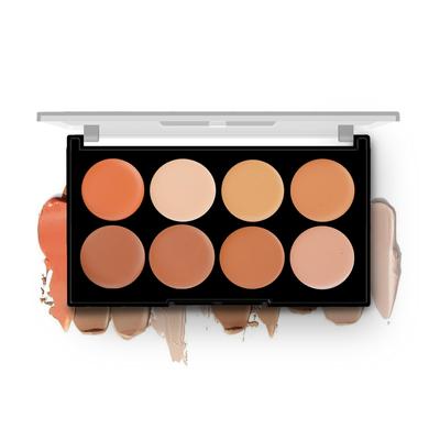 Hilary Rhoda Abdecken & Konturieren | 8 Nuancen in Palette | Farbkorrigiert mit Hoher Deckkraft | Gesichts-Palette | Verbirgt Dunkle Flecken & Pigmentierung