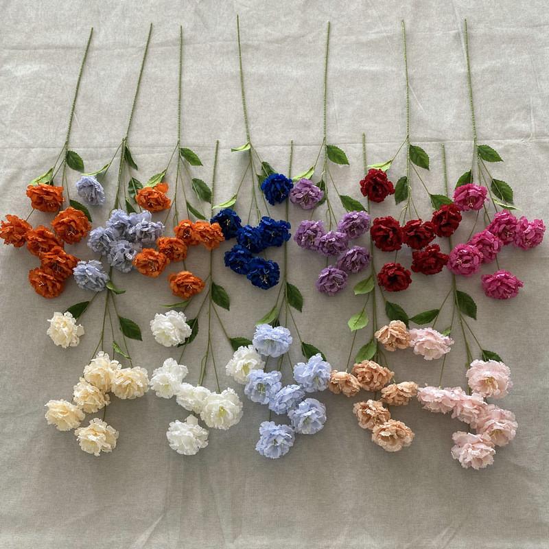 Artificial Silk Snowball Flowers For Wedding Decorations And Diy Crafts Gift
