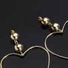 2020New 60Pcs Pearl alloy big Love Heart Charm Button for DIY Earrings Pendants or Jewerly necklace accessoriess BY75-BY76
