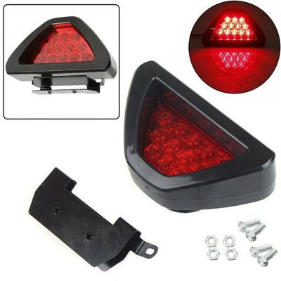 Car Brake Light 12V Black With Red Lens 12*6.5*5.5cm