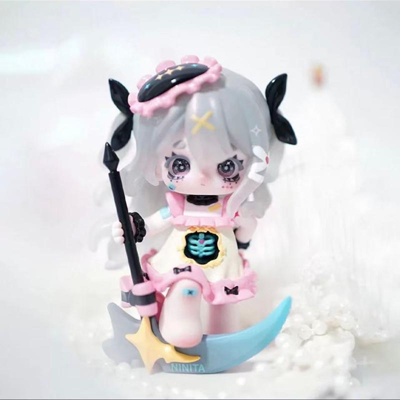 Genuine Witch Ninita Apocalypse Series Blind Box Figurine Cute Anime Collectible Doll Toy Decoration Gift for Girls Kids