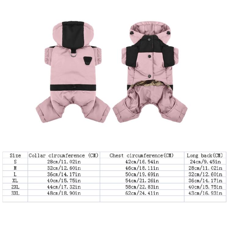 Pet Four Leg Clothes Water Resistant Dog Coat Protective Winter Outerwear For Active Lifestyle Breeds Walking Essential