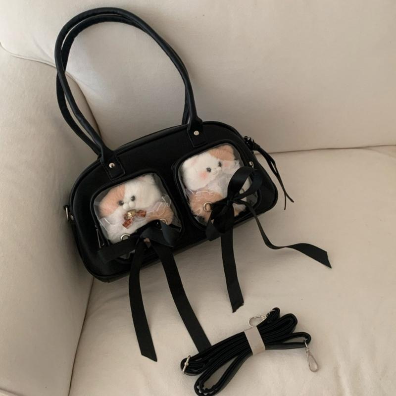 Transparent Messenger Bag Fashion Ita Bag Shoulder Crossbody Bag Anime Display Satchel Handbag for Women Girls Gifts