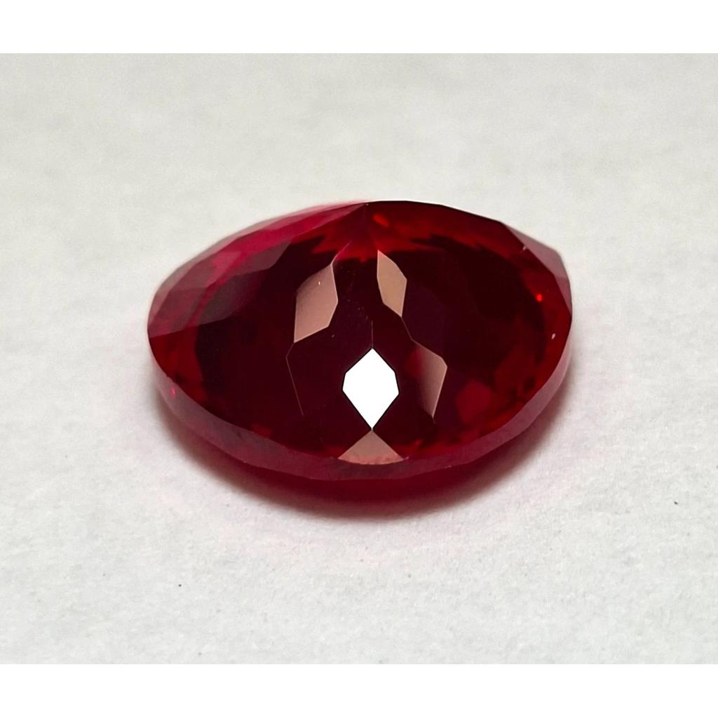 Certified Natural Red Ruby Mozambique Pear Cut 19-21 Ct Fabulous Loose Gemstone