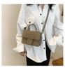 2024 New Personality Casual Fashion Small Square Bag Street Trend Pu Shoulder Crossbody Bag