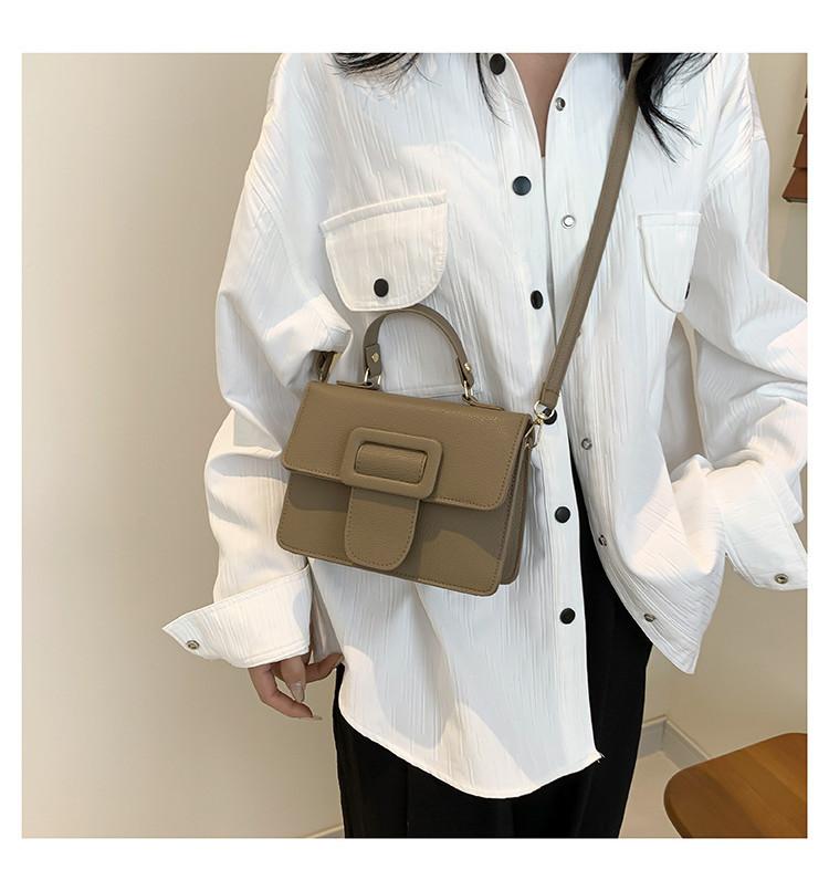 2024 New Personality Casual Fashion Small Square Bag Street Trend Pu Shoulder Crossbody Bag