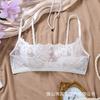 Underwear women's summer thin bra light mesh sexy transparent bra thin black temptation tube top
