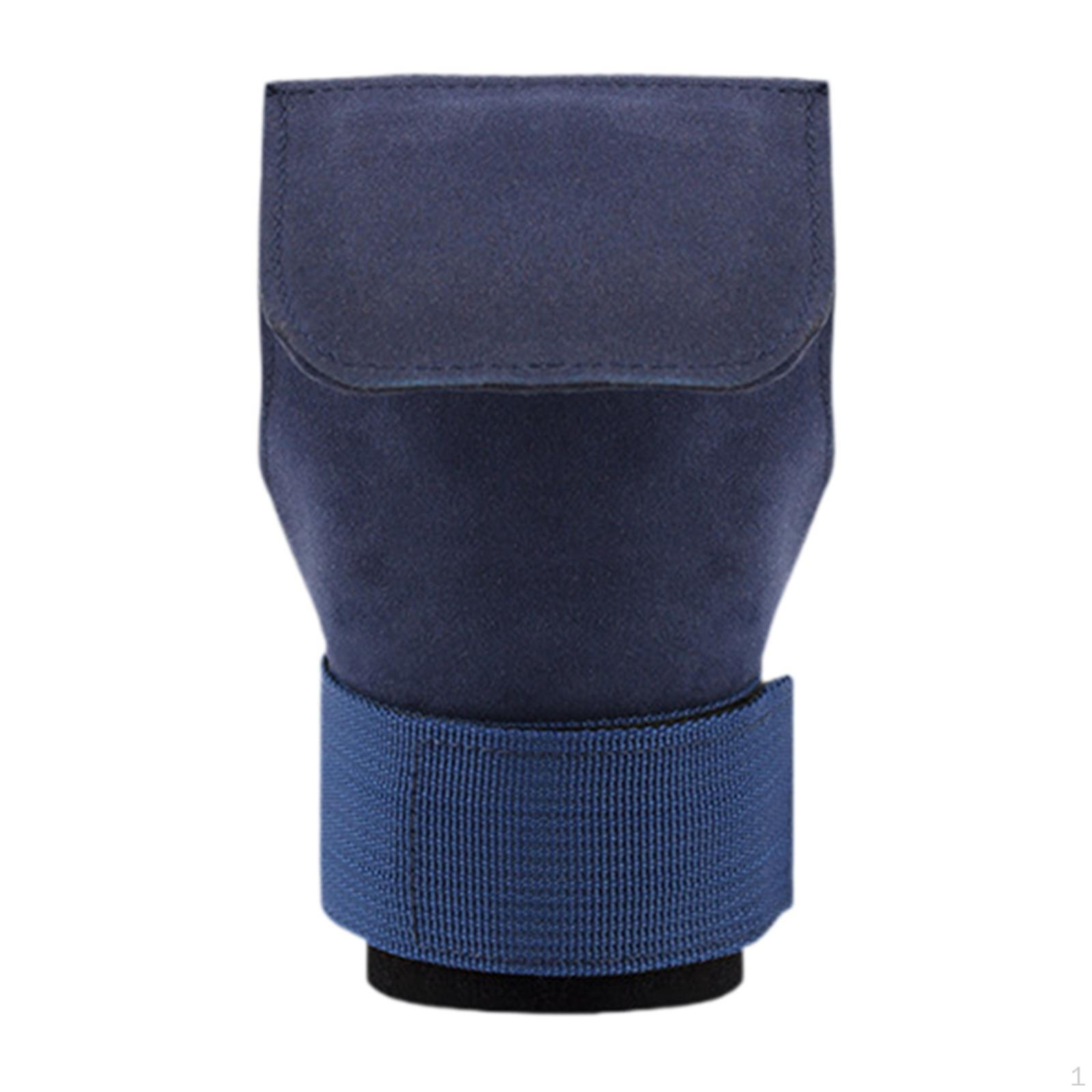 

Фитнес-перчатки для тяжелой атлетики, защитная ручка для тренировок, поддерживающие ремни, подушечки для тяжелой атлетики, нескользящие тёмно-синий