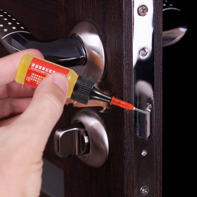 Schlossöl 30ml Langlebiges Multifunktionales Mechanisches Fett Reibungsarmes Schlossreparaturwerkzeug Für Auto Garage Fenster Reißverschluss