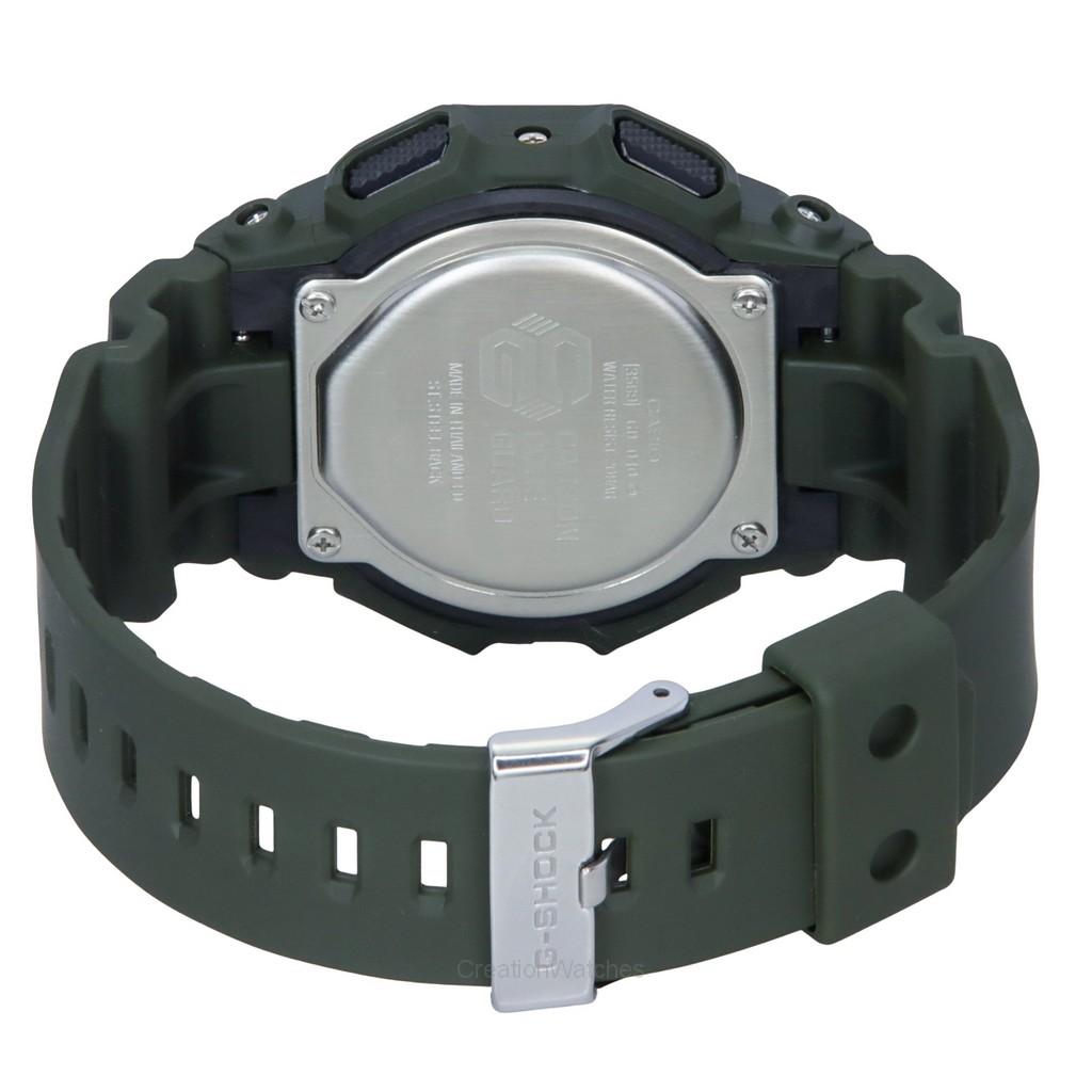 Casio G-Shock Digital Bio-Based Green Resin Strap Black Dial Quartz GD-010-3 200M Men's Watch