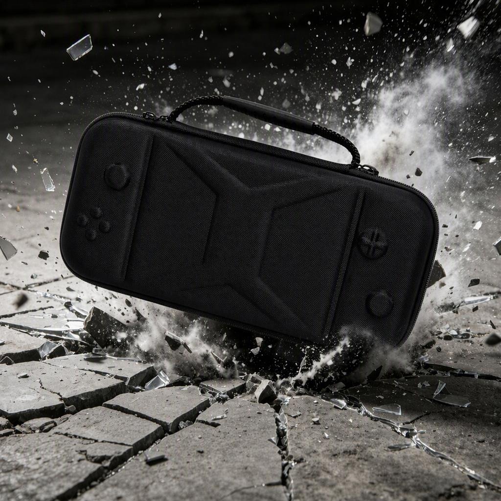 EVA Carrying Case for MSI Claw 8 EX AI Plus Handheld Console Hard Shell Travel Bag Black