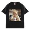 Camiseta Estampada Gtfo Con Forma De Muneca Barbie Fumando C