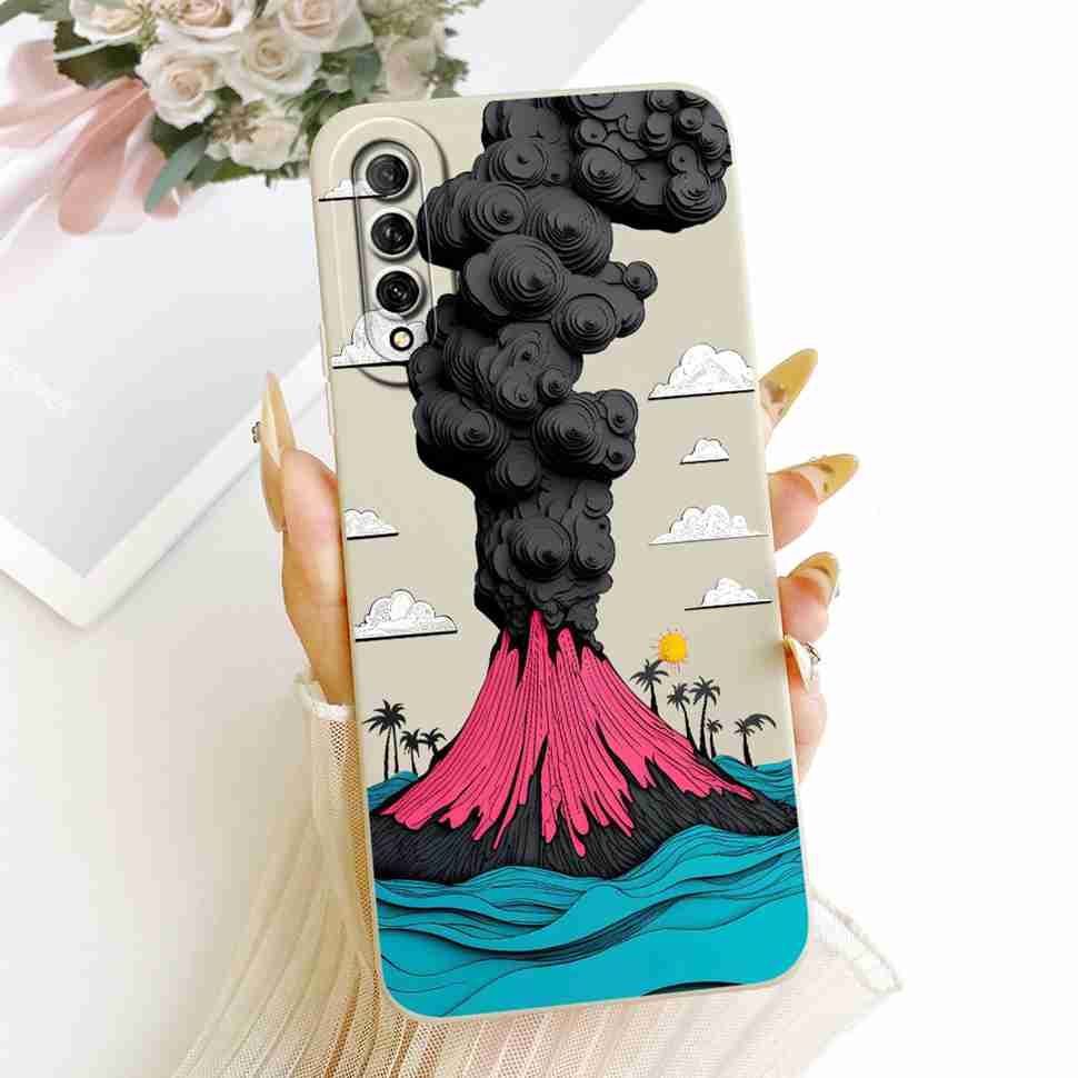 For Huawei Y9s Case Stylish Pretty Girls Flower Cover Soft Silicone Case For Huawei Y9s Y 9s STK-L21 STK-LX3 STK-L22 Back Cover