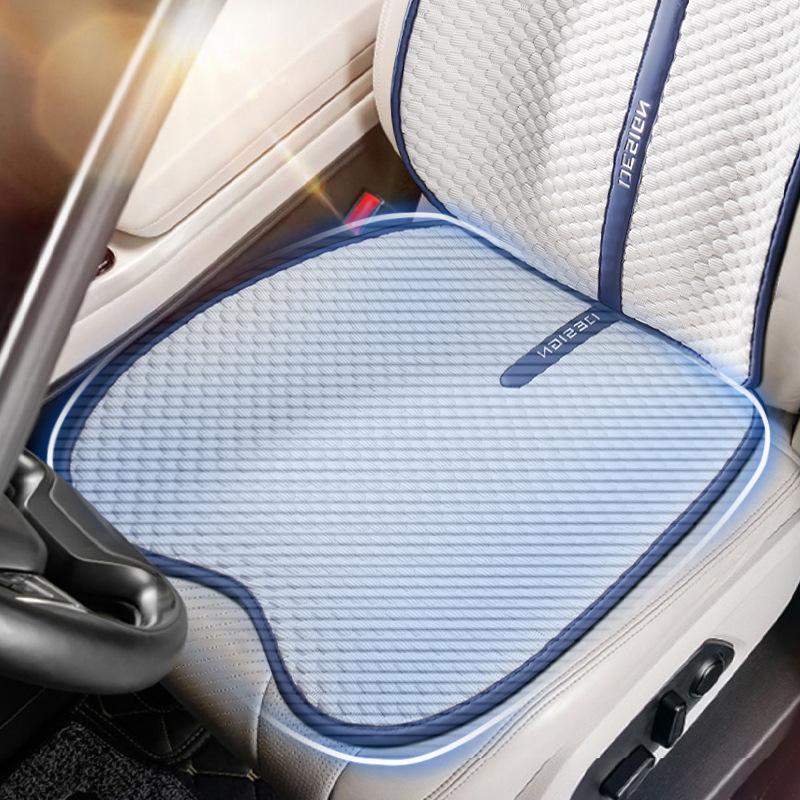 Auto Kissen für heißes Wetter Sommer Kühlkissen Universal Einfach Eis Seide Sitzkissen Autositzkissen Atmungsaktive Sitzbezug