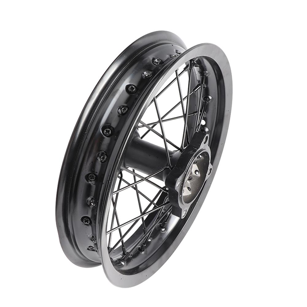Motocross 15mm Bearing Hole Front 1.40x14 Inch Rear 1.85x12 Inch Alloy Wheel Suitable for 160cc 150cc Pit Bike 12/14 Inch Wheel